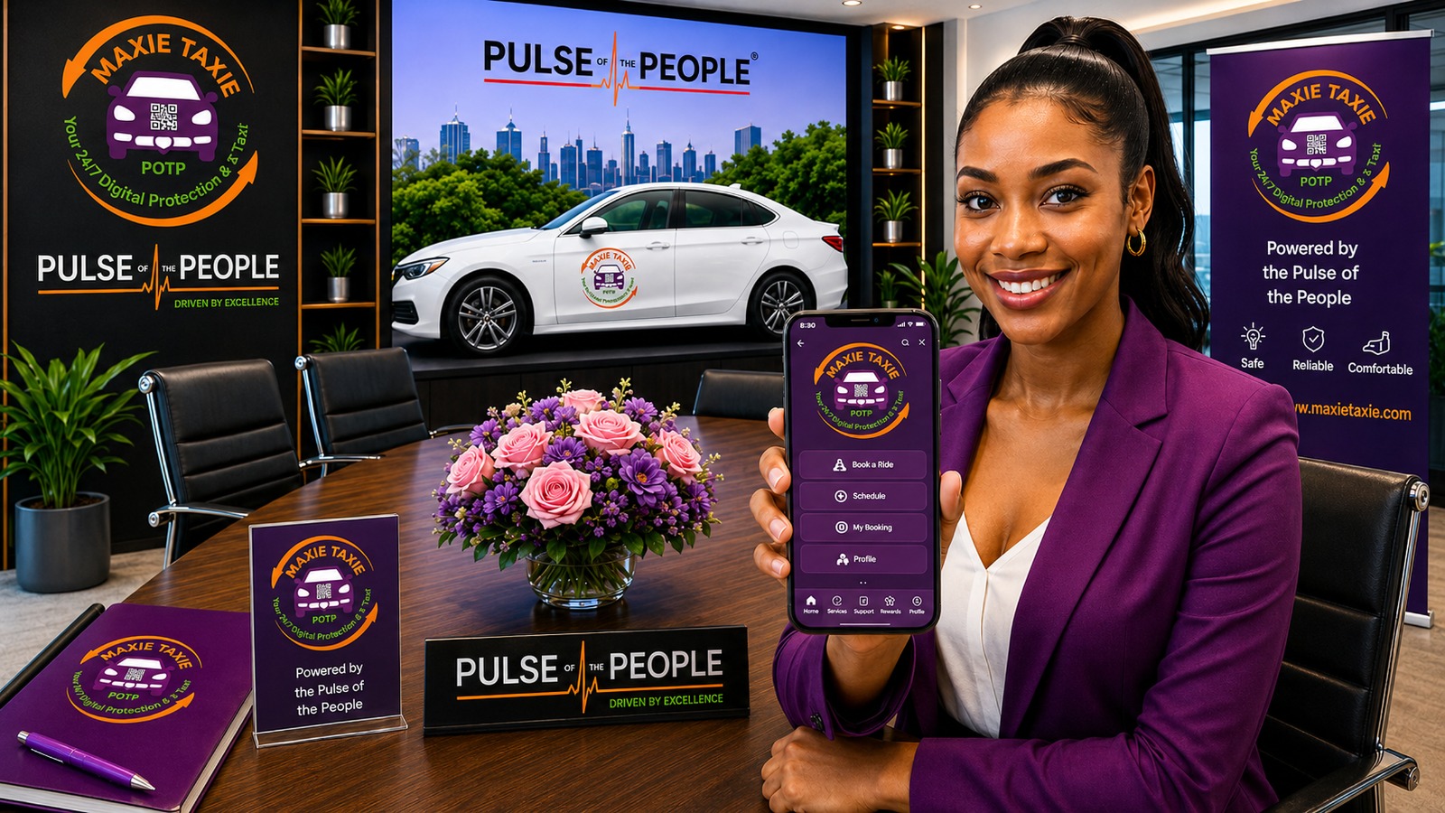 Maxie Taxie ride — safety-first mobility